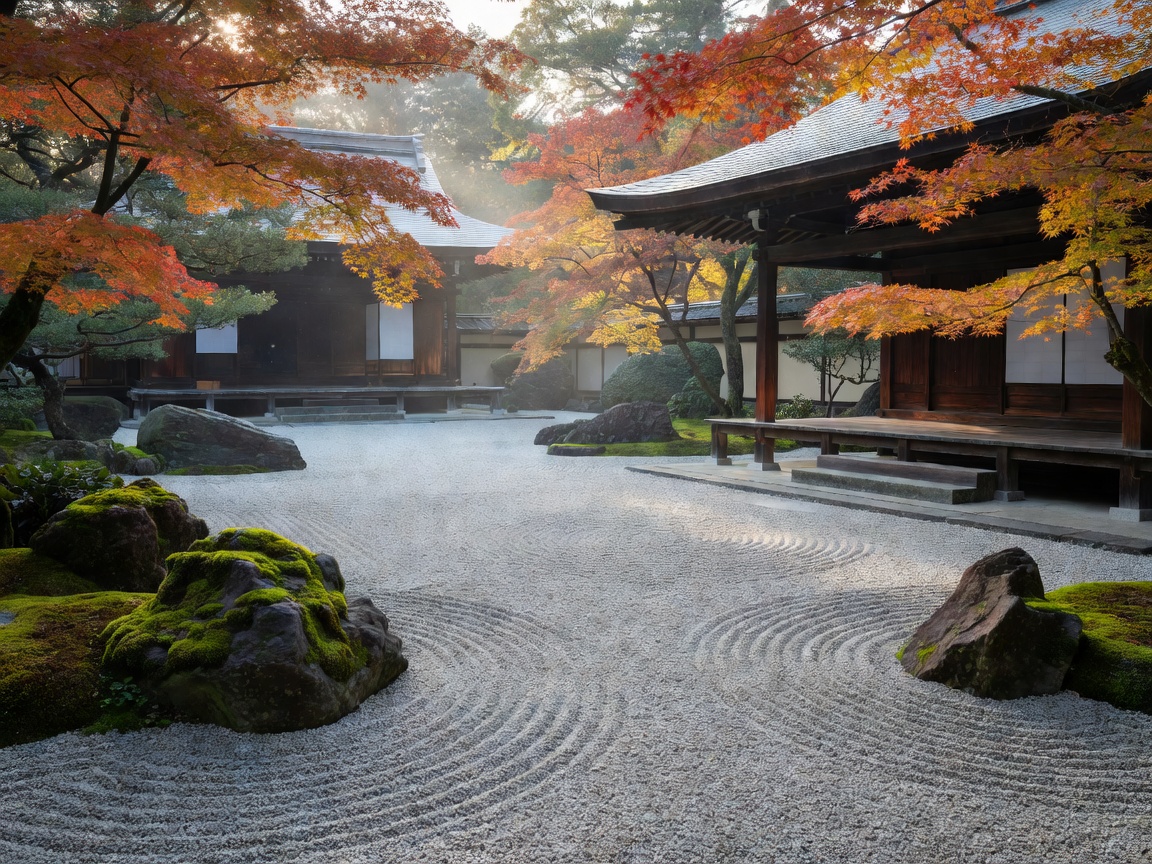 Kyoto Zen Garden Bamboo Grove