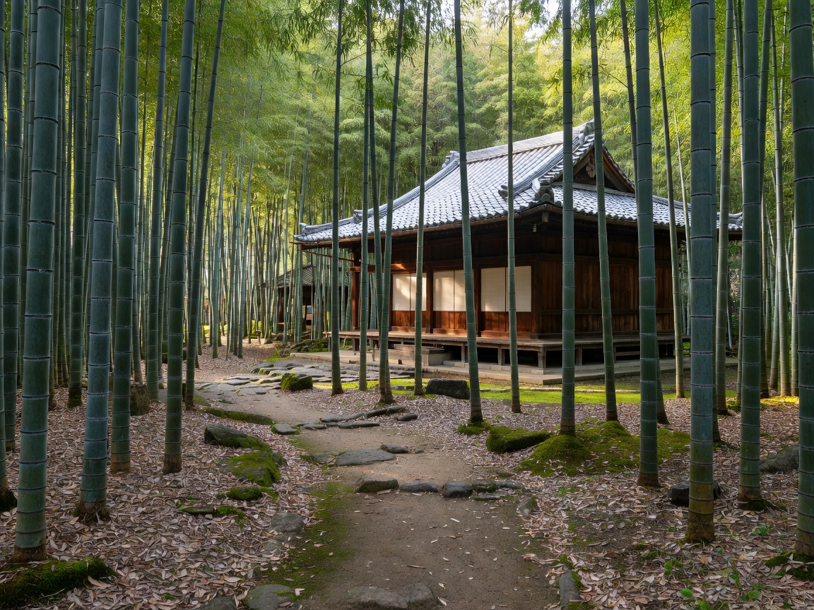 Serene Kyoto Zen Temple & Bamboo Path